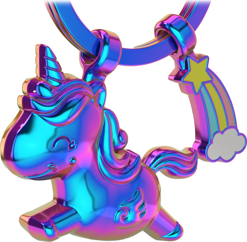 LANOLU Einhorn Schlüsselanhänger, Einhorn Geschenk für Produktbild 