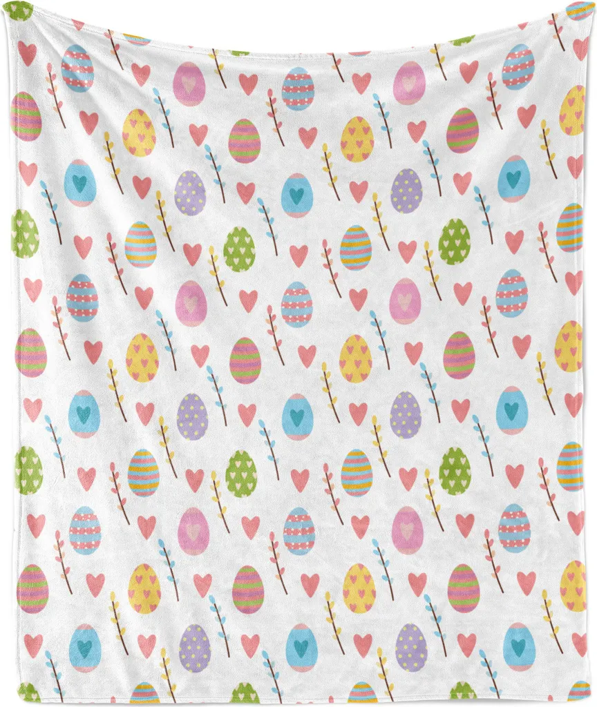 Idea Regalo Pasqua: Coperta Morbida ABAKUHAUS 125x175 cm Multicolore