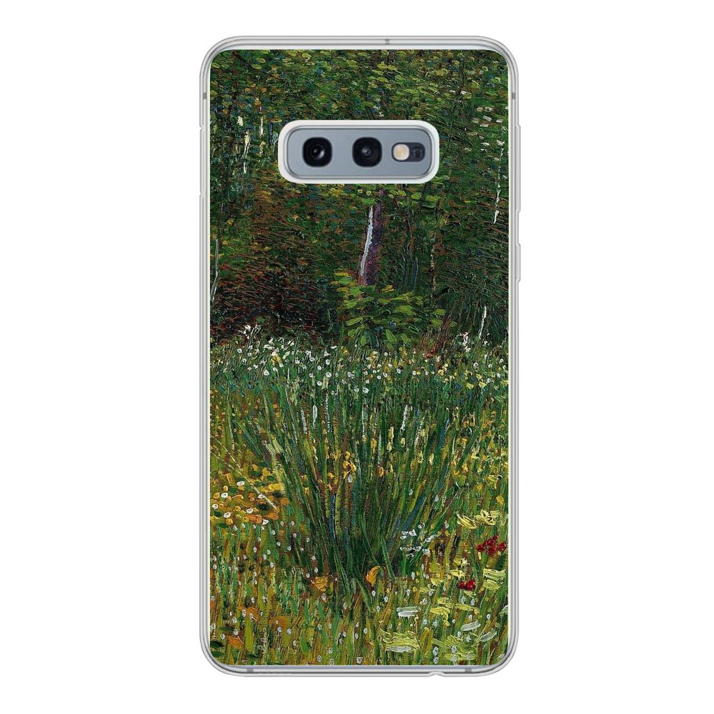 MuchoWow Handyhülle Schutzhülle Hülle für Samsung Galaxy S10e Asnières - Vincent van Gogh Silikon Softcase Handy Hülle - Handy