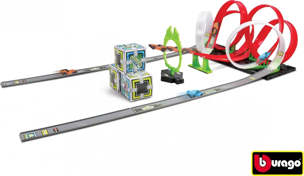 Circuit automobile Bburago GoGears Double Vortex anti-panne de pile