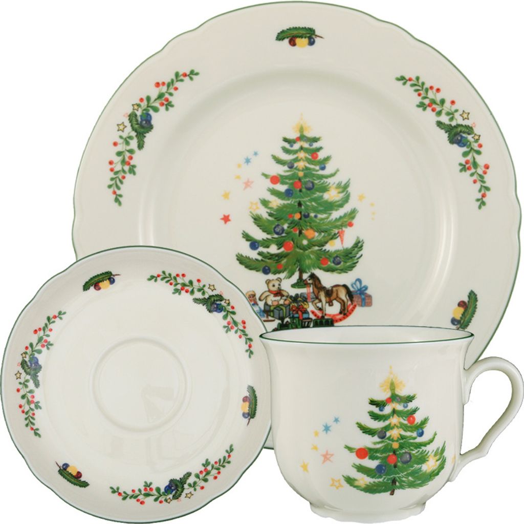 Seltmann Weiden Marie Luise Weihnachten Kaffeeservice 18tlg Produktbild 