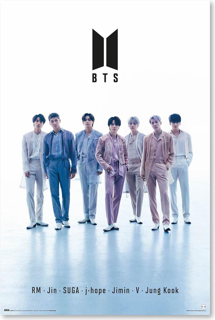 Erik Editores Bts 3 Plakat Blau Blau One Size