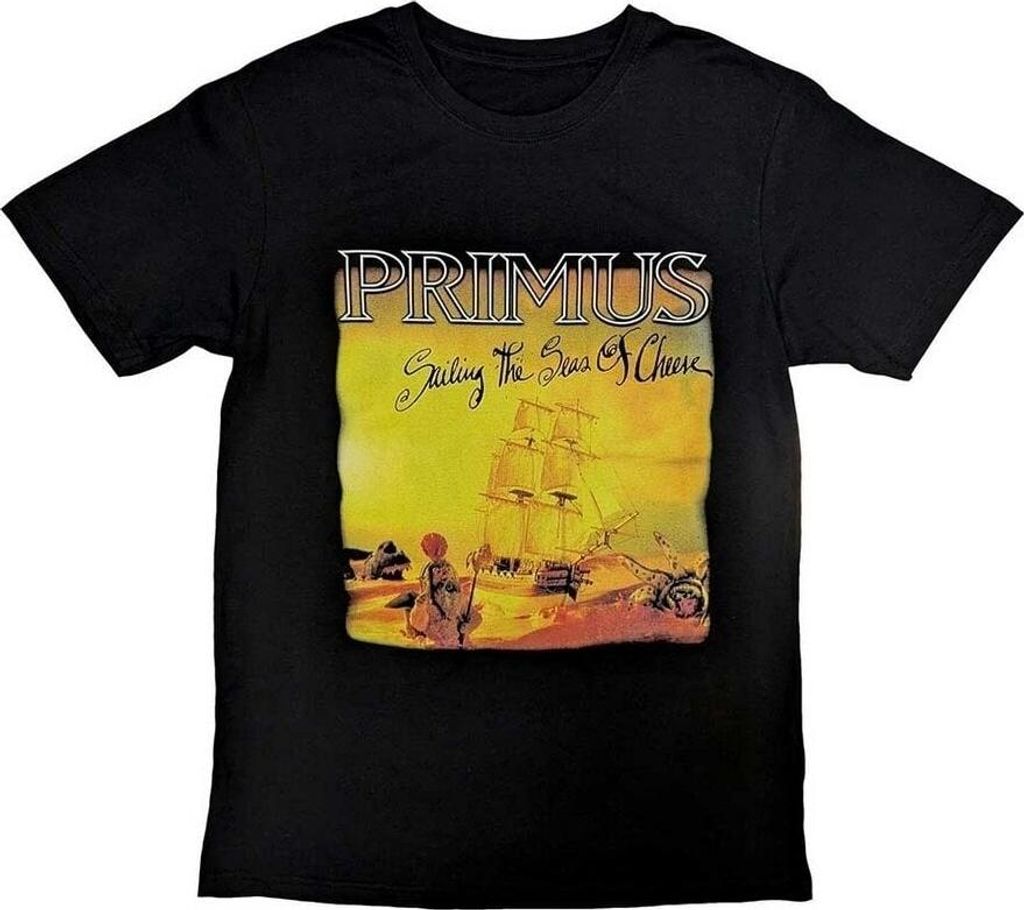Primus (Band) Sailing The Seas Of Cheese Black M T-Shirt