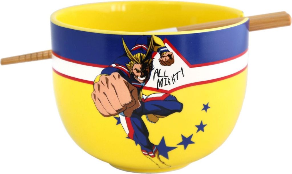 My Hero Academia Ramen-Schüssel mit Stäbchen All Might 414 Produktbild 