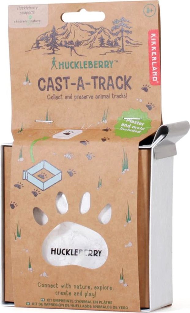 Huckleberry Outdoor Kinder Lernspielzeug Cast-A-Track Gußform Abdruck Tierspuren