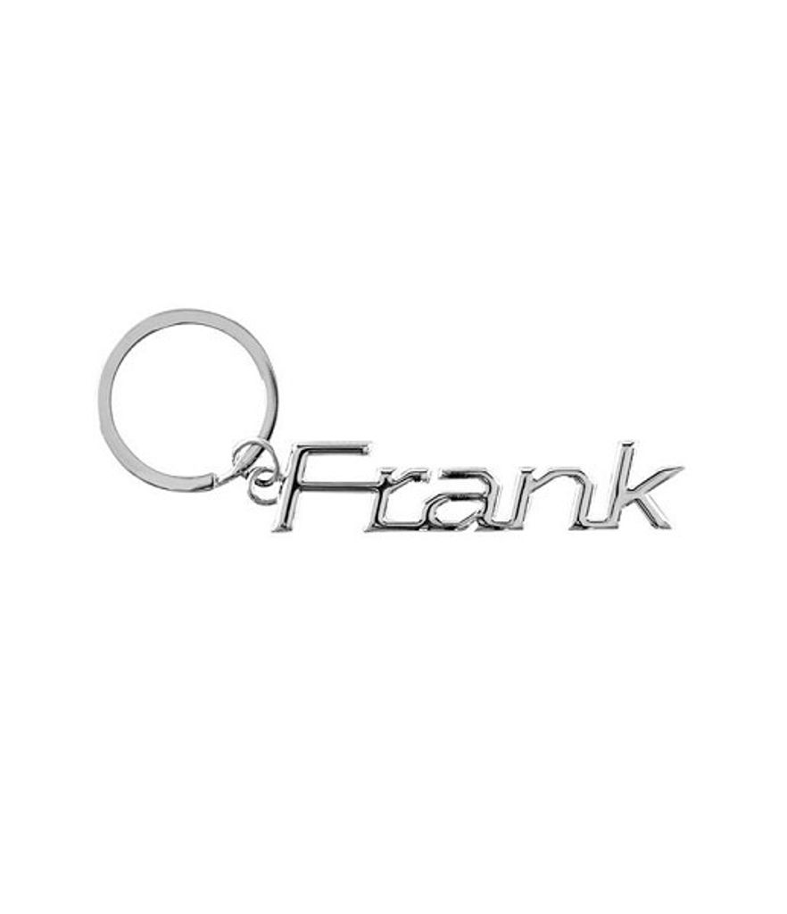 Cool car keyrings - Auto sleutelhanger met naam Frank Productafbeelding 