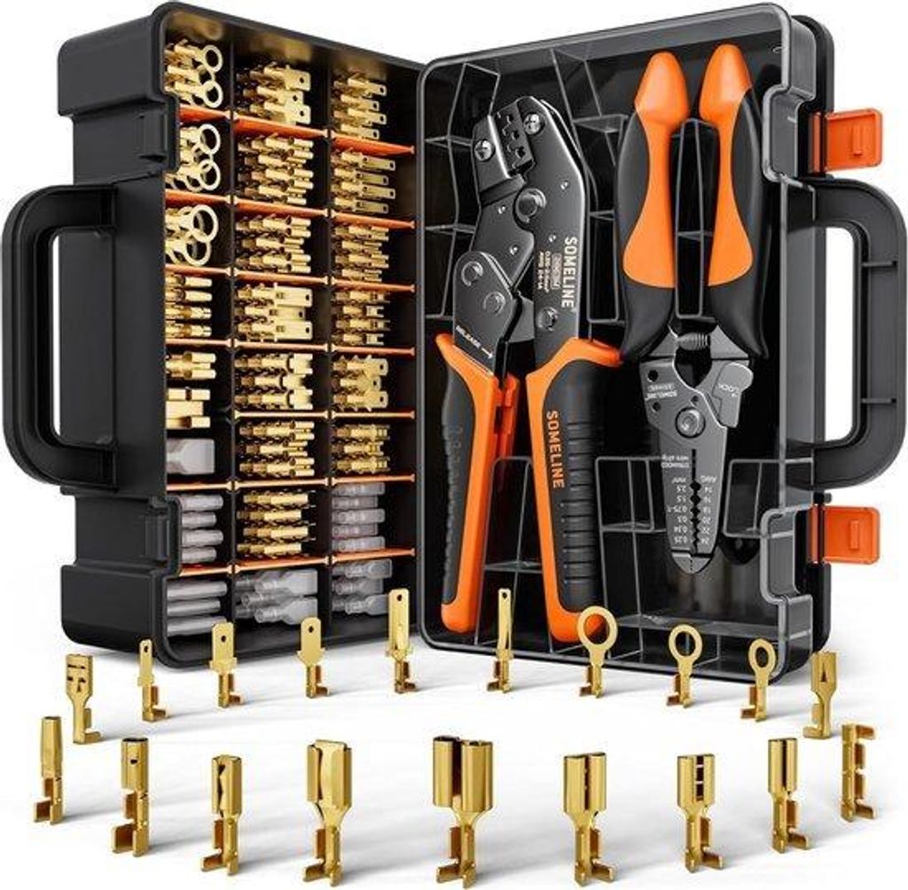 Kabelschoentang Set mit 20 Platten für Kabel von 0,25-2,5 mm², Kabelverklemmer