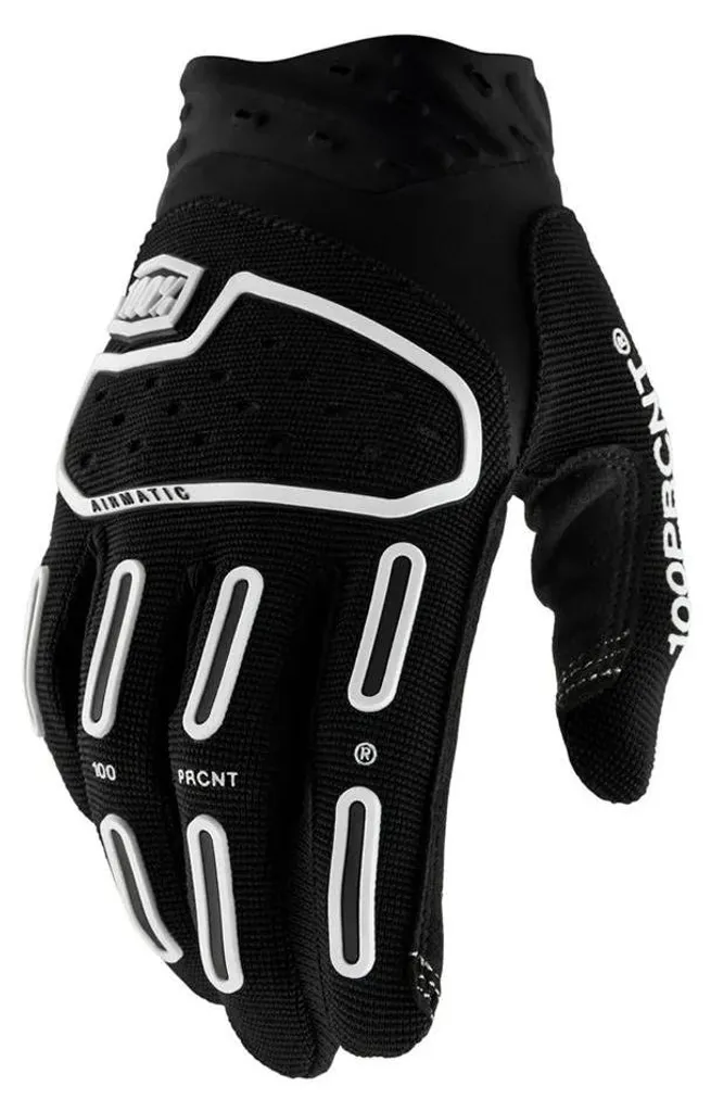 Gants tout-terrain 100% Airmatic 2 Noir XL pour motocross et enduro