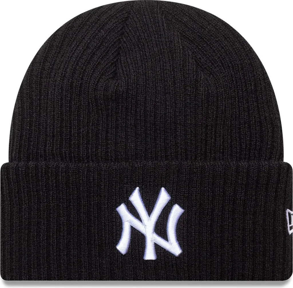 Berretto NY Yankees New Era Wide Cuff Nero - Beanie Streetwear Uomo Donna