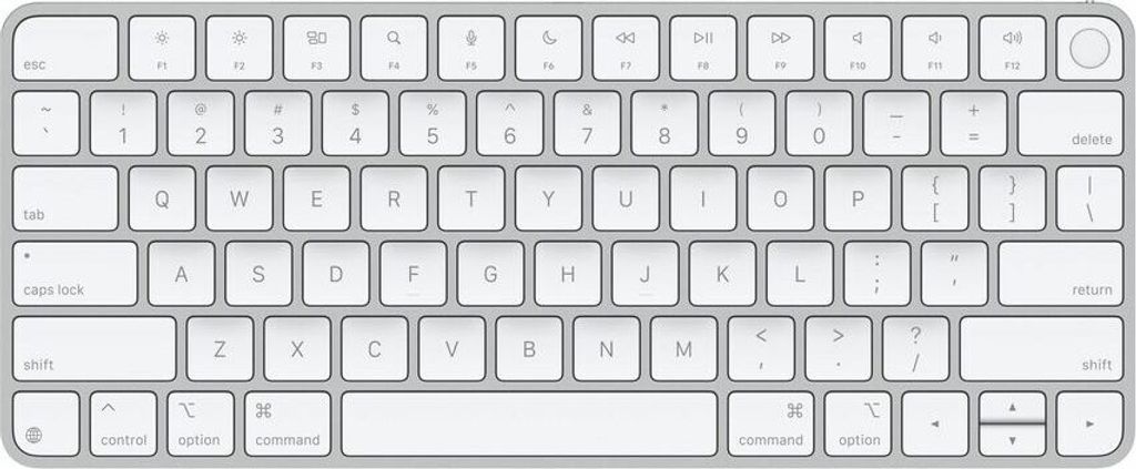 Magic Keyboard mit Touch ID (silber/weiß, UK-Layout, für Mac Modelle mit Apple Chip)
