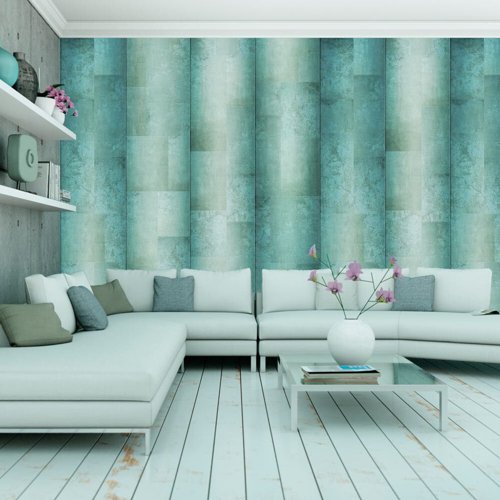PURO TAPETE - Realistische Tapete ohne Rapport und Versatz 10m Vlies Tapetenrolle Wandtapete modern design Fototapete - Beton f-A-0523-j-c
