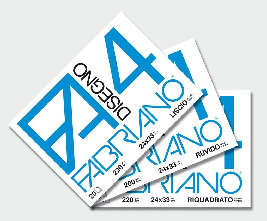 Fabriano 8001348161455 Zeichenpapier rau 20 Blätter