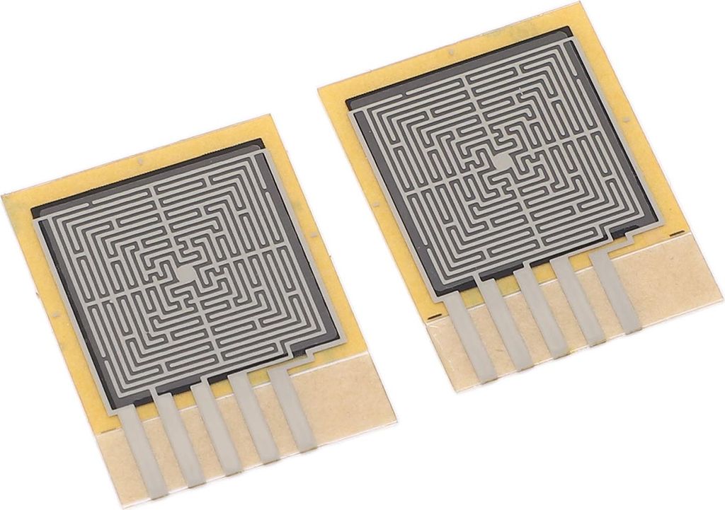 2 Stück resistive Foliendrucksensoren, 10 g bis 1 kg, 4-Zonen-Kraftsensor mit hoher Empfindlichkeit für Skateboards, Roboter und Tastaturen