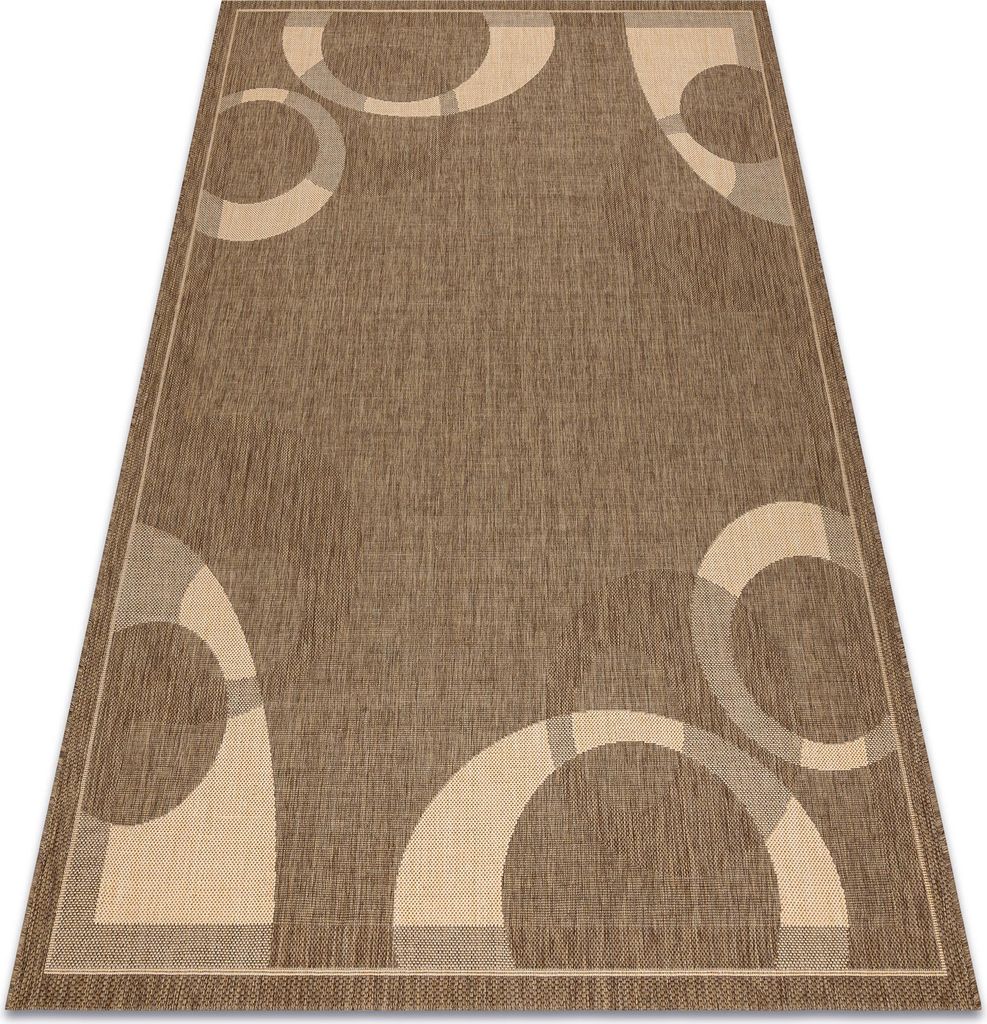 TEPPICH SISAL FLOORLUX 20078 coffee / mais braun 120x170 cm