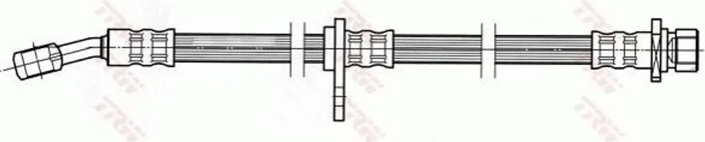 Flexible de frein TRW PHD465 pour Civic VII remplace OE 01468S5AJ00