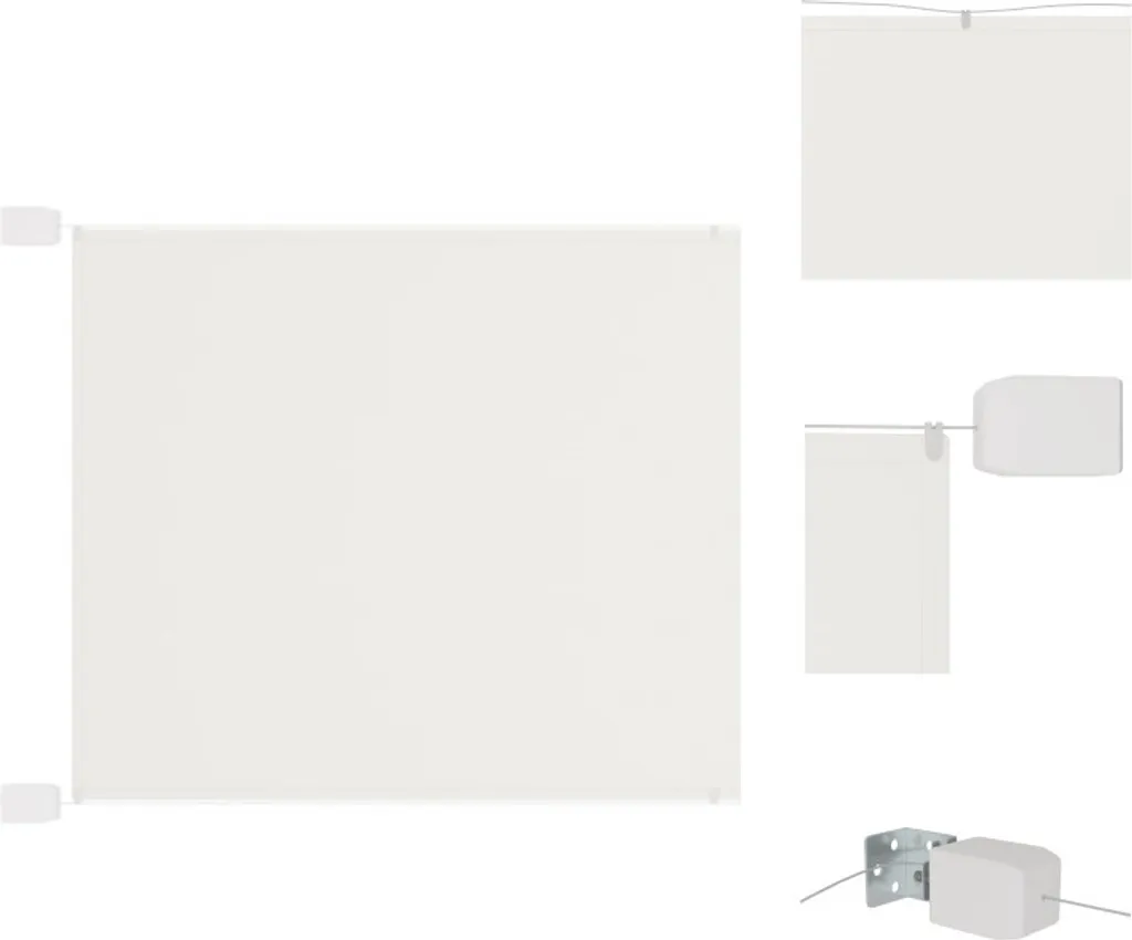 Tenda da Sole Verticale 140x270 cm Oxford Bianca | vidaXL Shop