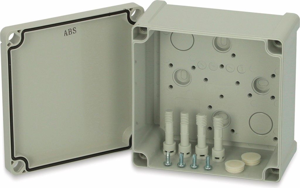 FIBOX Gehäuse, Tempo TA 131308, 130x130x75, ABS Gehäuse, grauer Deckel