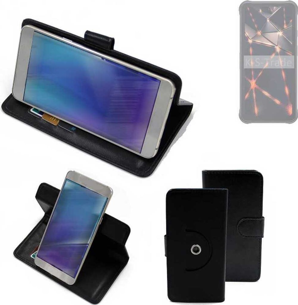 K-S-Trade Case Schutzhülle Handyhülle kompatibel mit Cubot KingKong Power Flipcase Smartphone Cover Handy Schutz Tasche Klapphülle Walletcase