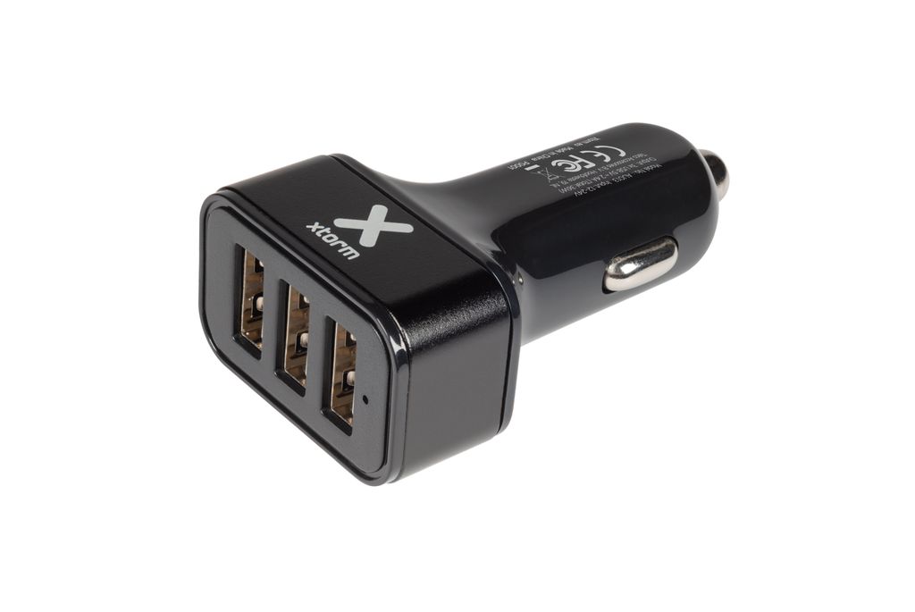 Xtorm 3-Port Car Charger - 7,2 ampère