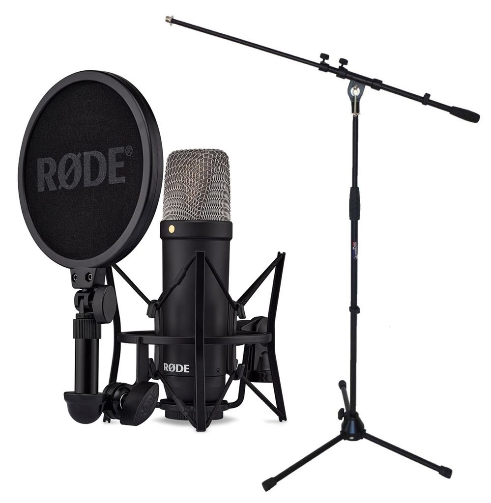 Mikrofon Rode NT1 Signature Black ze statywem Zdjęcie produktu 