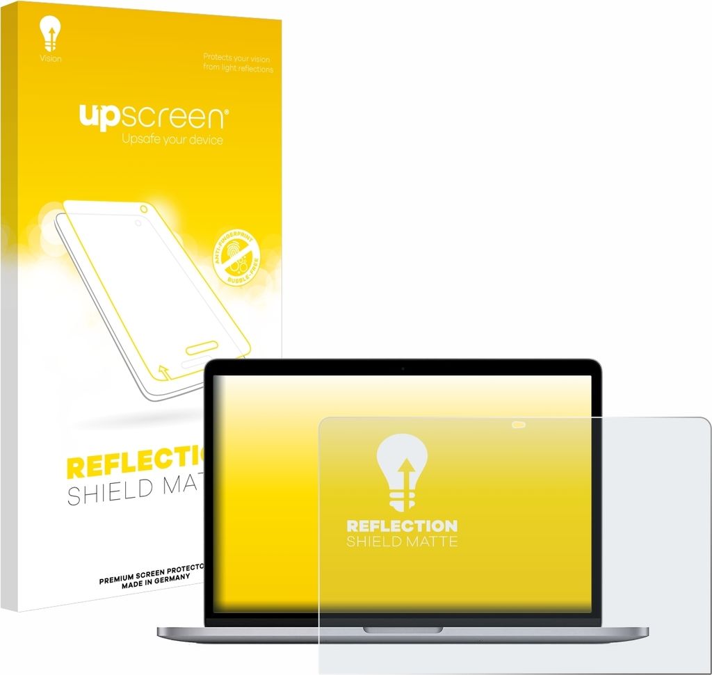 upscreen Schutzfolie für Apple MacBook Pro 13" M1 2020 Displayschutz Displayschutzfolie Folie Matt Entspiegelungsfolie