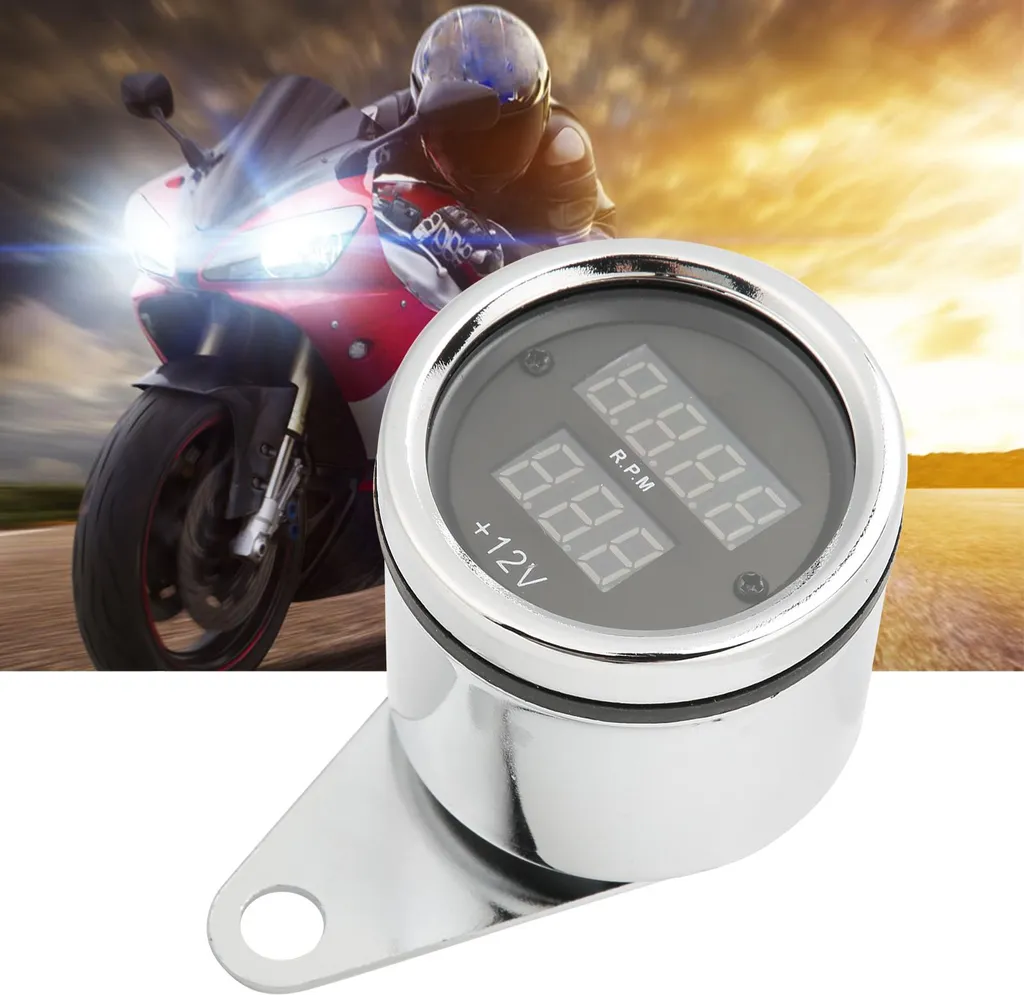 Tachimetro Moto 12V Universale: Contachilometri Alta Precisione LED