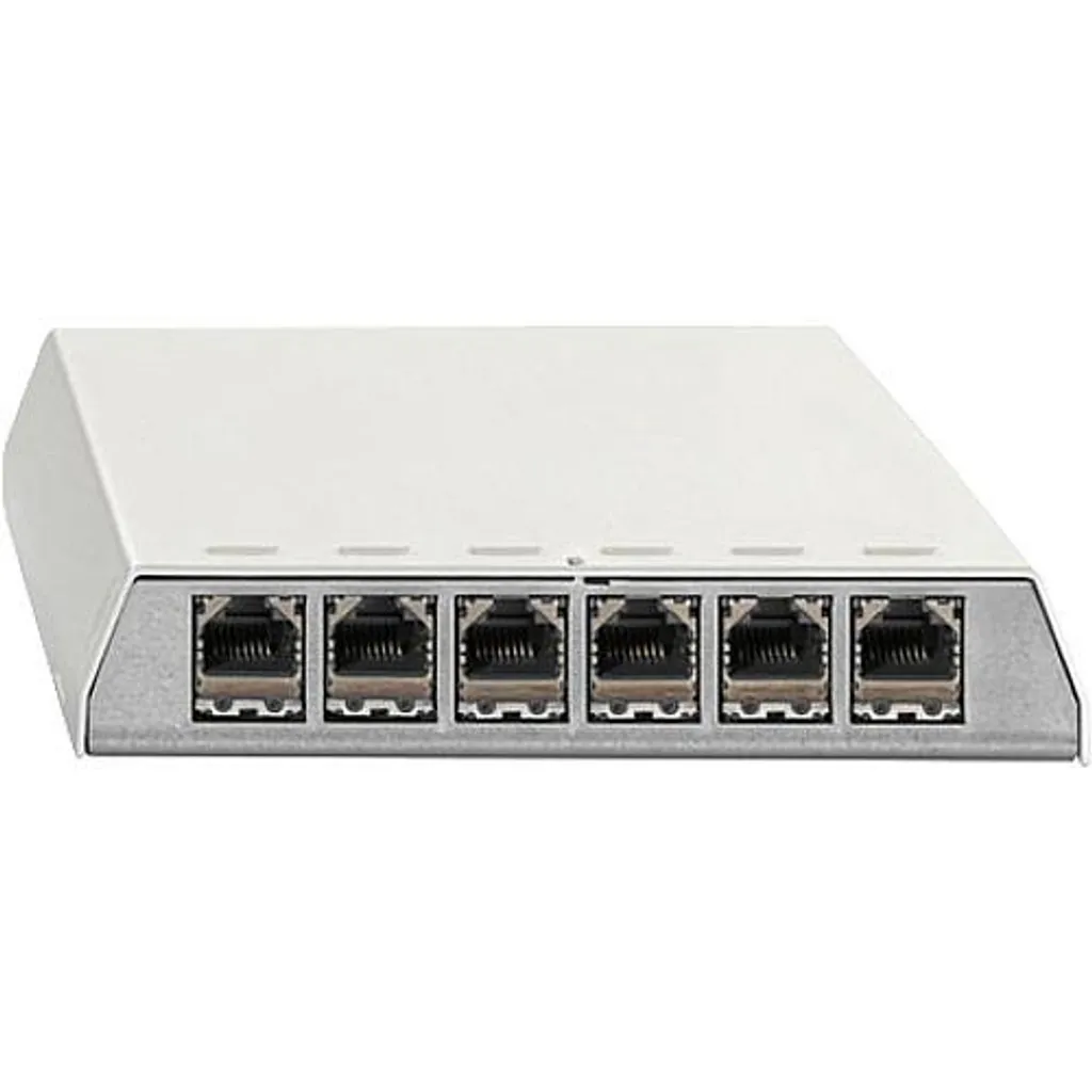 Panneau de brassage Rutenbeck PP-ClassEA iso-6 Ap rw RJ-45 Blanc Pur