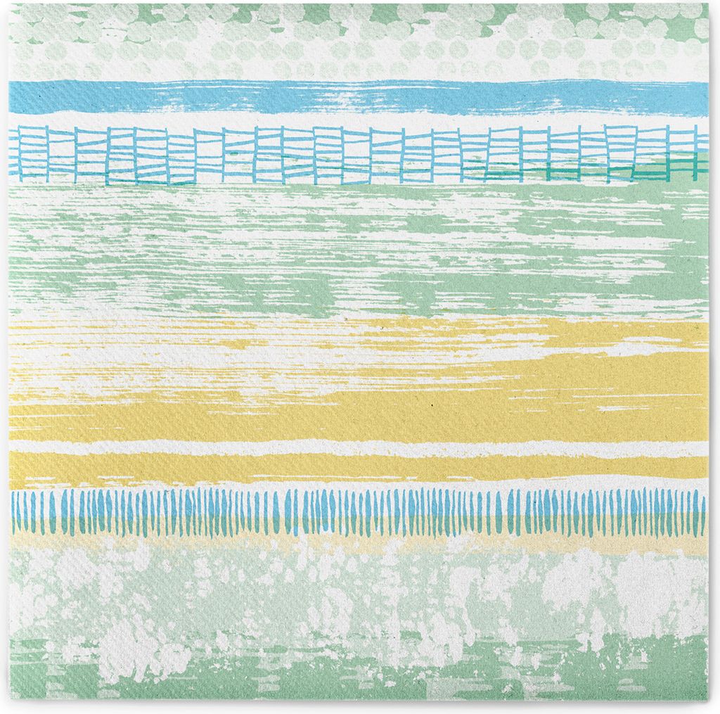 Airlaid Serviette Industry in Pastell, 40 x 40 cm, 50 Stück - Mank - Batikdesign