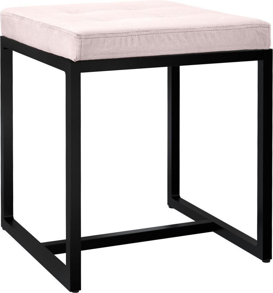 Zitpoef - Hocker - Hohe Belastbarkeit, Industriedesign | Farbe: Creme | Material: Weich