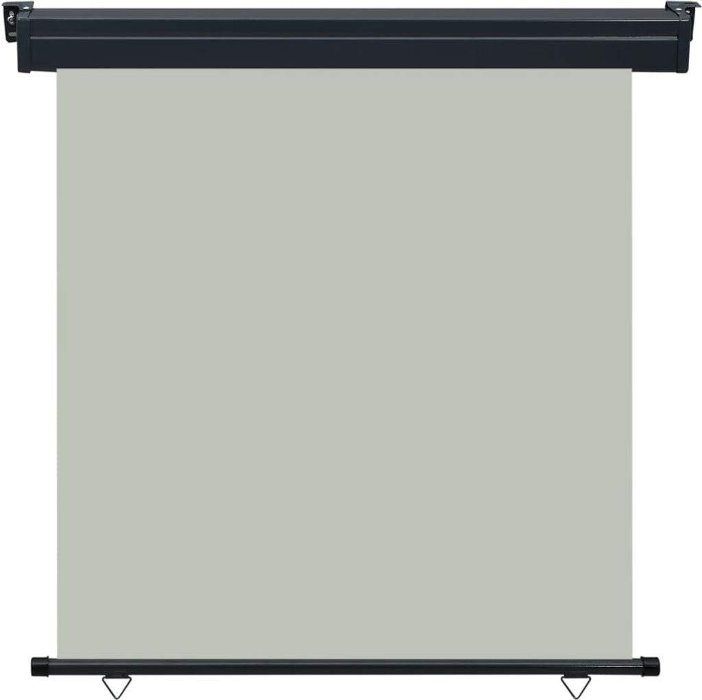 vidaXL Marquise latérale de balcon 165x250 cm Gris Image du produit 