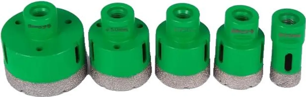 Mèche diamantée M14 brasée sous vide pour perçage à sec de carrelage
