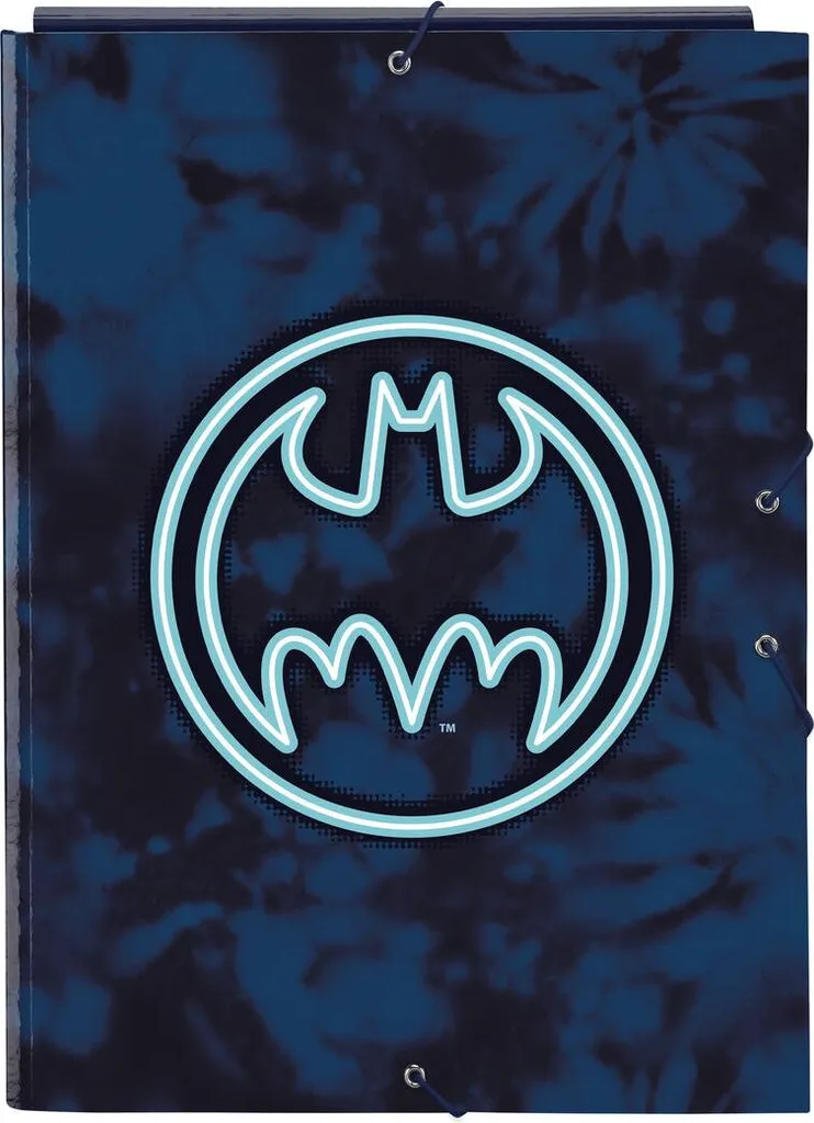 Cartella A4 Batman Blu Marino - Safta Legendary per Scuola e Tempo Libero
