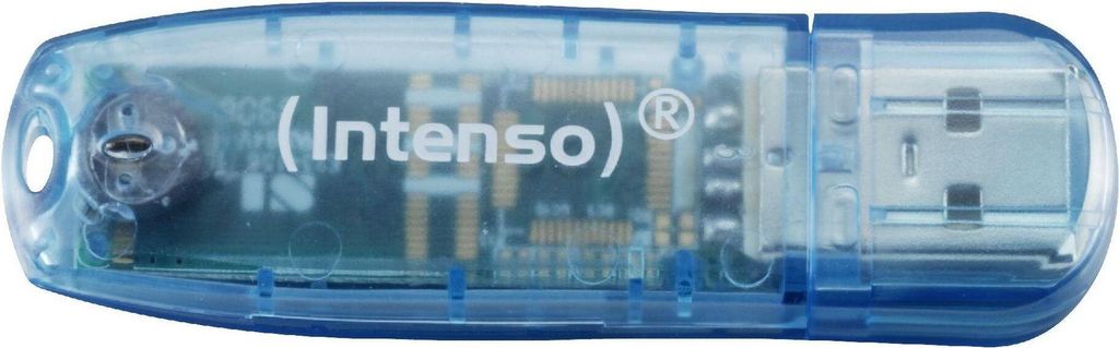 Intenso USB kľúč Rainbow Line modrý 4 GB Obrázok produktu 