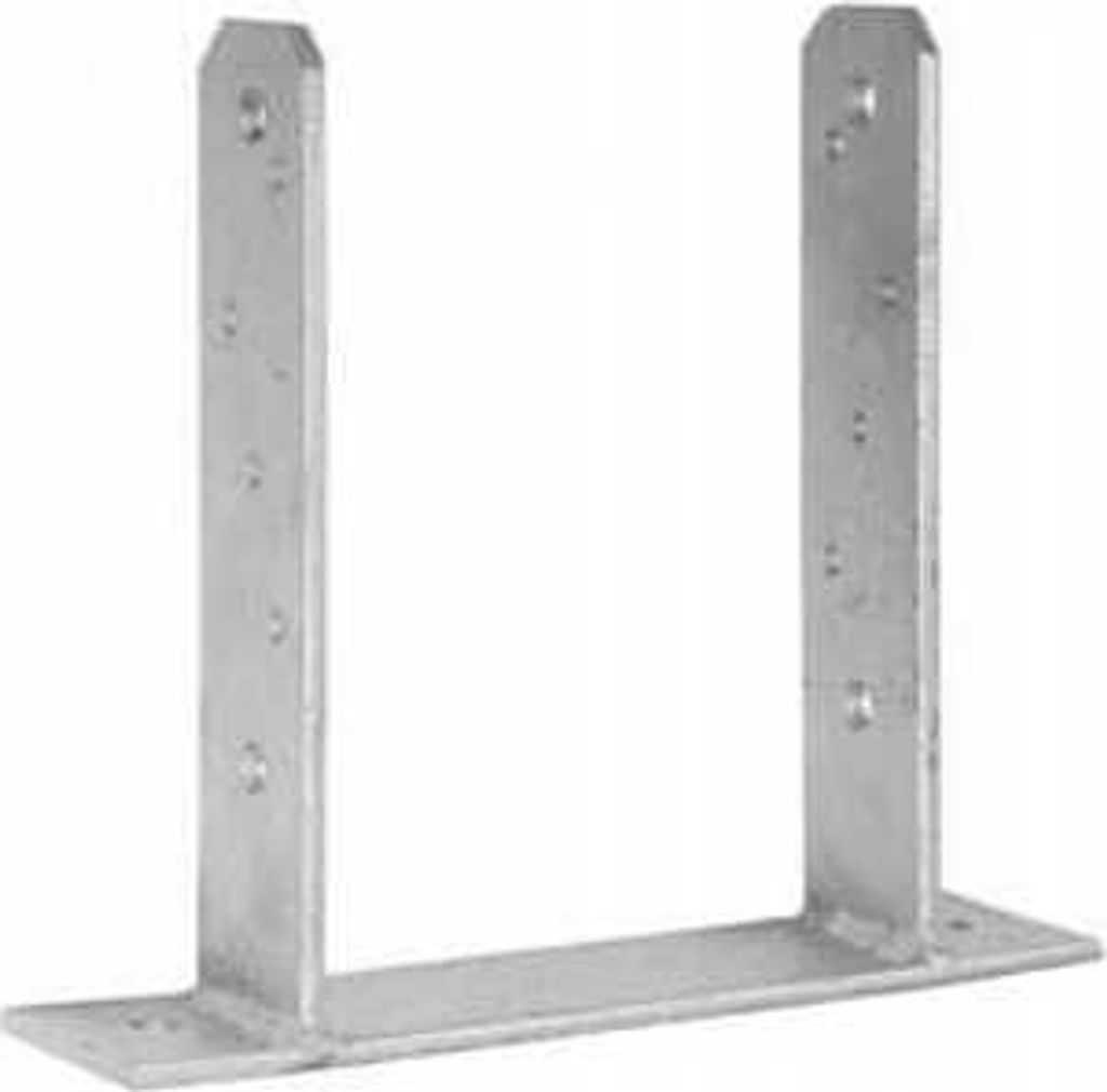 Base della colonna 71x200mm ancoraggio zincato Immagine del prodotto 