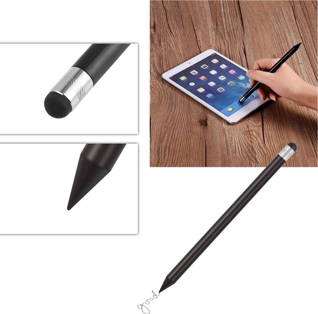 Kapazitiver Ersatz-Touchscreen-Eingabestift für Telefon Blackberry HTC Schwarz
