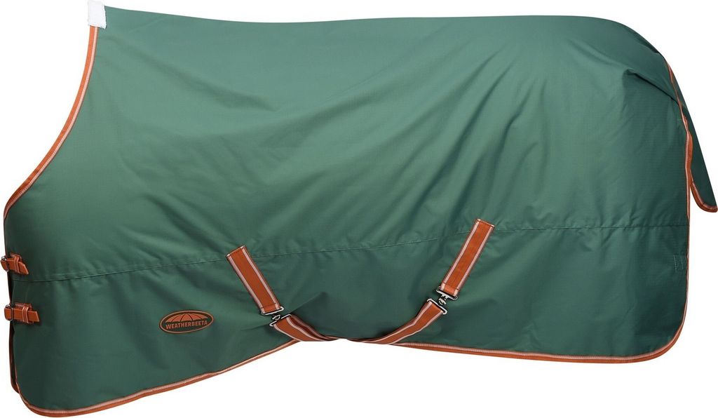 Weatherbeeta - "Comfitec Tyro" Standard Mittelschwer Pferdedecke WB2103 (190,5cm) (Grün/Dunkel Orange/Weiß)