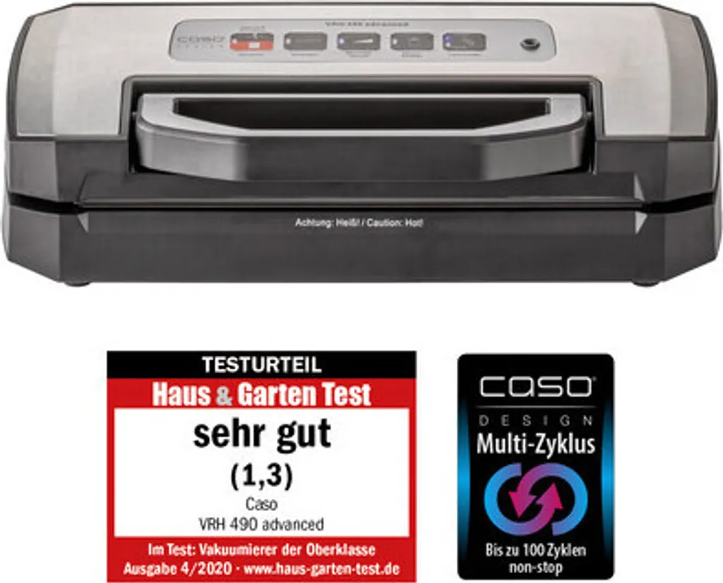 Conserver vos aliments plus longtemps avec le Caso VRH 490 Advanced - 20