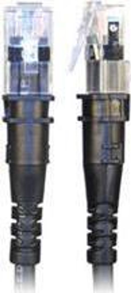 Patchsee Patchkabel ThinPatch UTP CAT 6a schwarz 0,6m