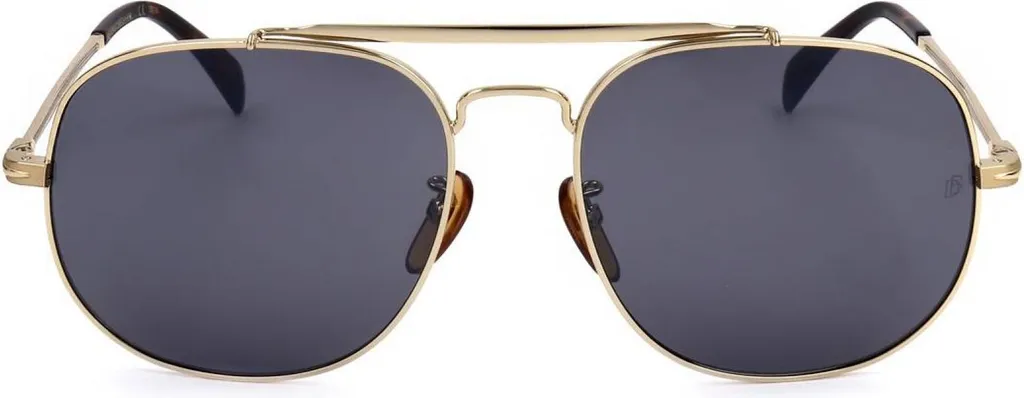 Lunettes de soleil pour hommes en or Aviateur Modèle Classique Or 24k - 7
