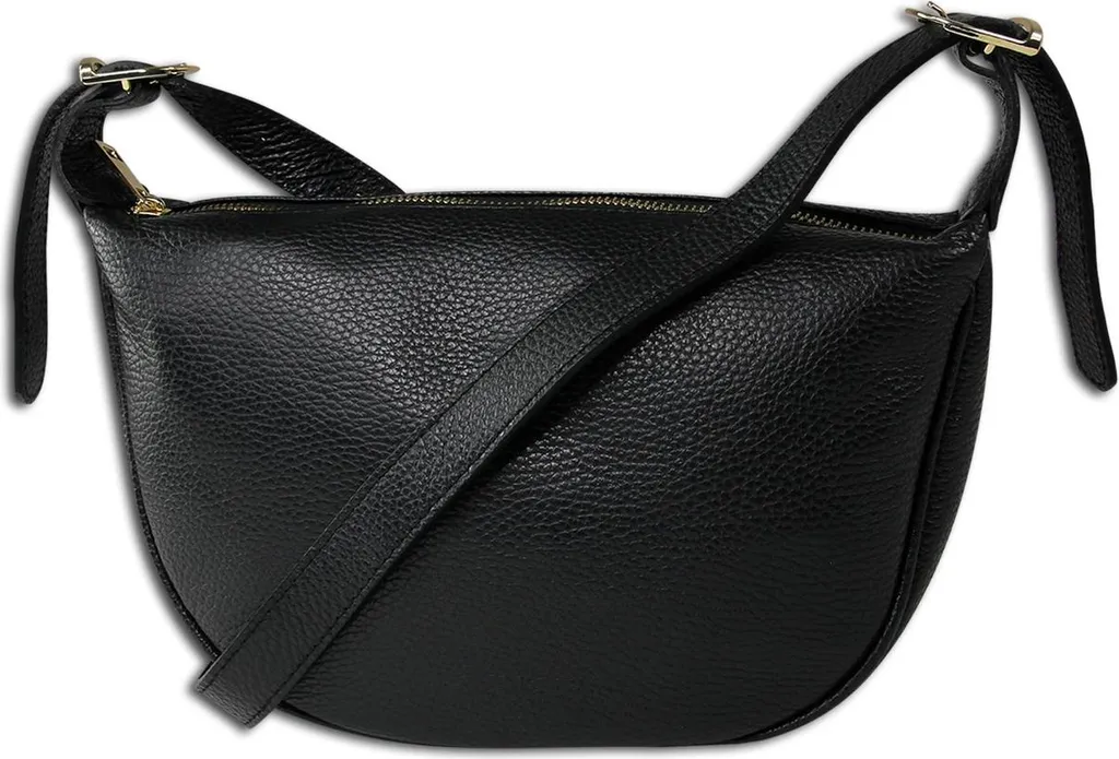 Sac à bandoulière en cuir noir Toscanto Femme OTT835US1 chic et sobre