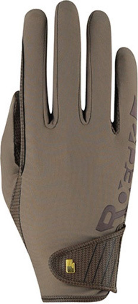 Roeckl Reithandschuhe MUENSTER dark taupe unisex, Roe17_Gr.:11