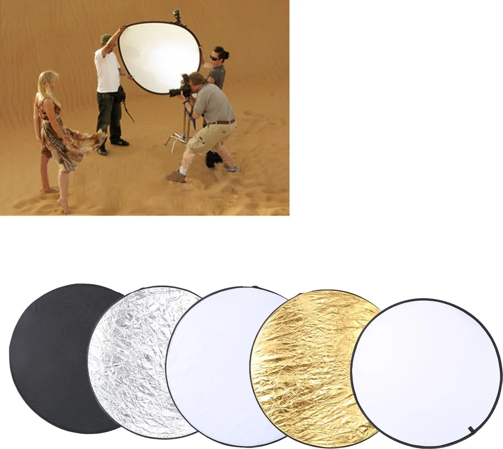 Diffuseur de lumière multidisc 110 cm avec 5 surfaces de réflexion - 4