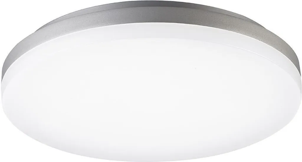SIGOR Circel 400mm Plafonnier Argent 38W 4200lm - Luminaire LED de Qualité