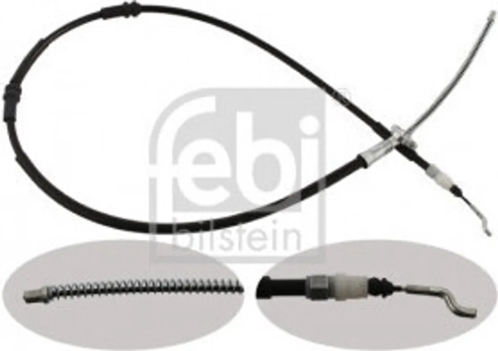 Câble de frein arrière Amarok Febi 36711 en acier renforcé - OE 2H0609721A
