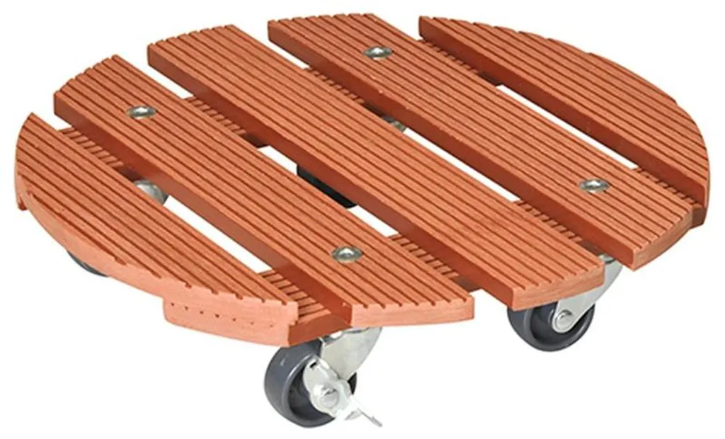 Support roulant WPC 29 cm contre le mal de dos et pots trop lourds