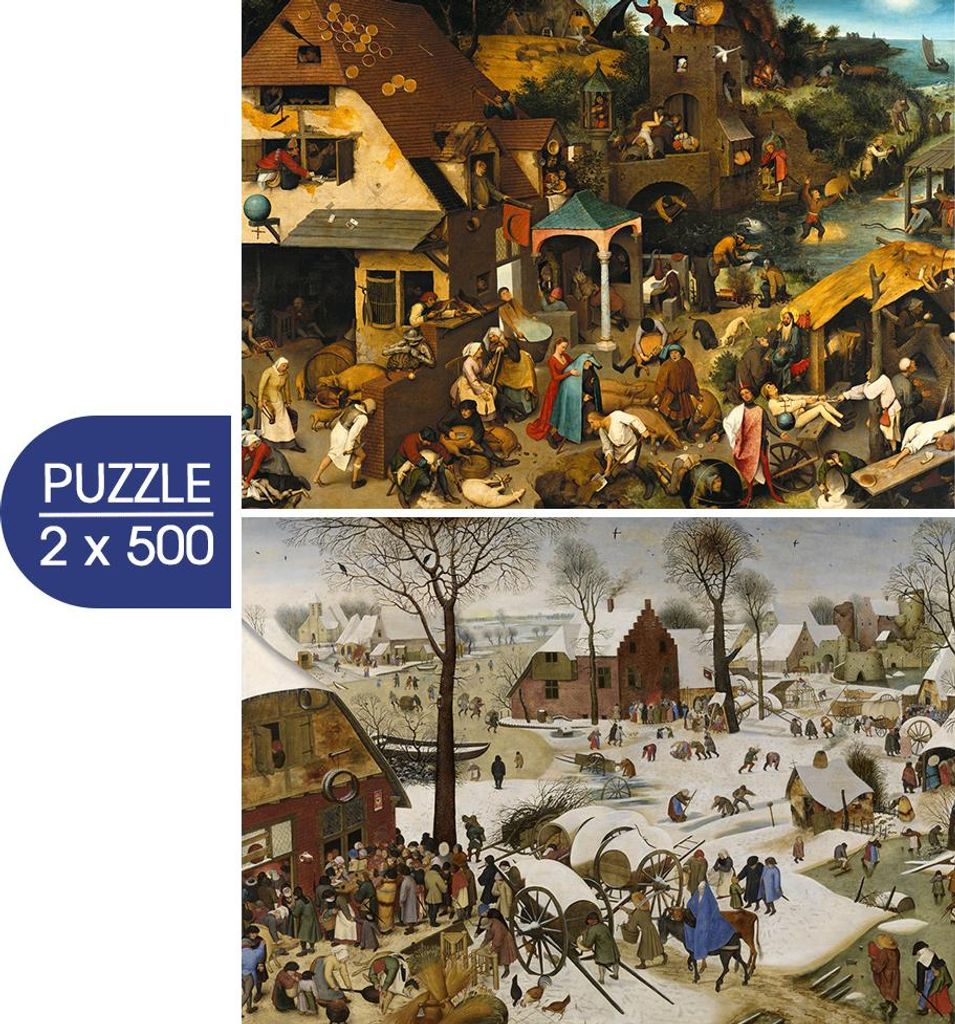 Grafika Puzzle - Pieter Brueghel Kunst 500 Teile Puzzle