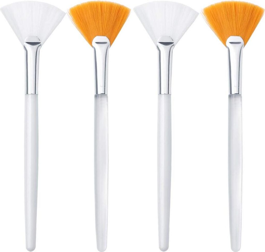 10 Stück Gesichtspinsel, Fächer-Maskenpinsel, weiche Applikatorpinsel, Make-up-Tools für Peeling-Masken-Make-up