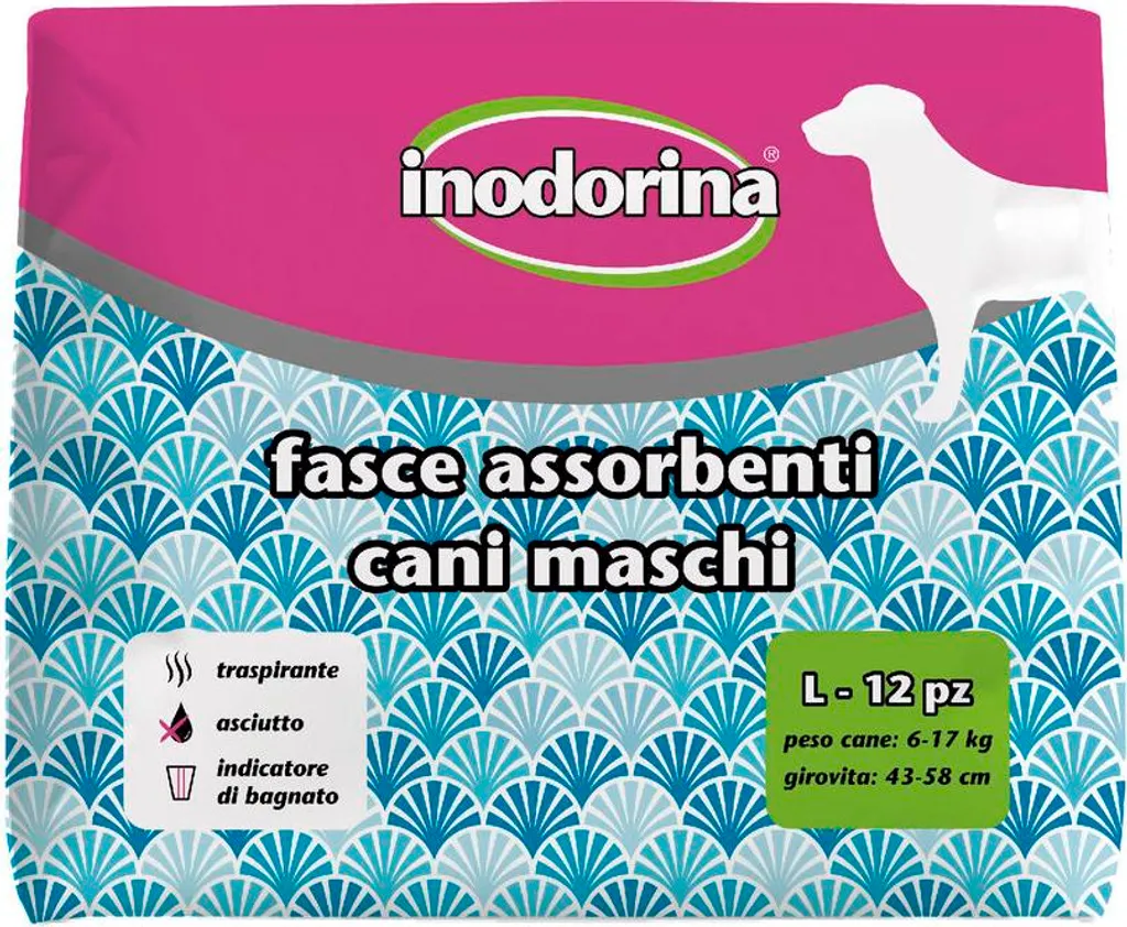 Inodorina 12 Pannolini Assorbenti per Cani: Igiene e Protezione Casa