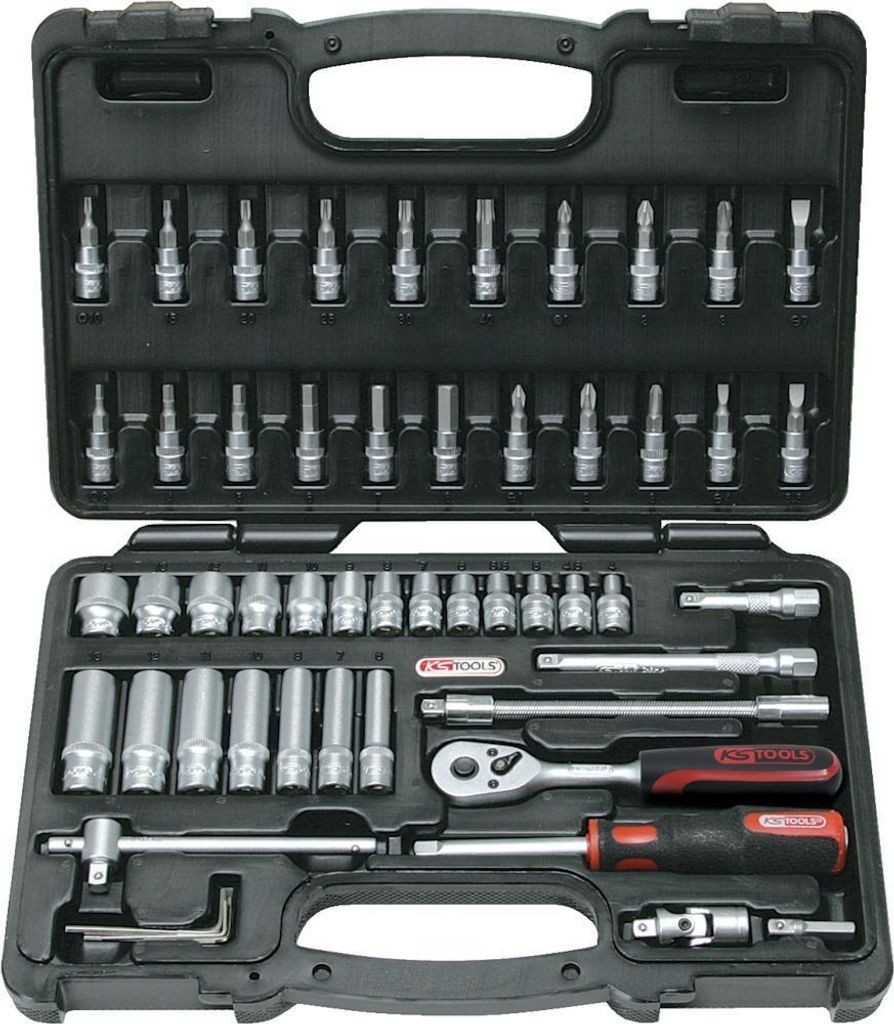 KS TOOLS - Knarre - 53 Stücke - 1/4" Koffer (911.0653) Obrázek produktu 