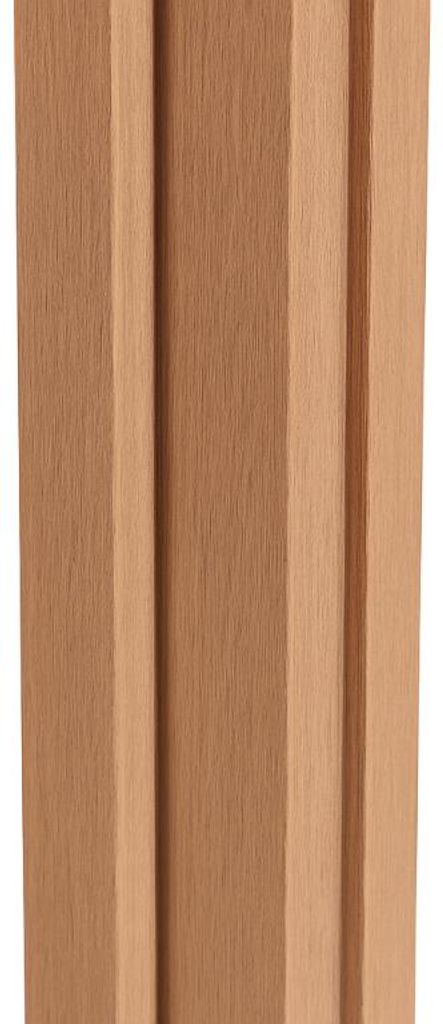 UNIVERSO Braun 8x8 cm WPC Eckpfosten, Komposit Zaunpfosten, Wetterfest und Pflegeleicht, Langlebiger Sichtschutzpfosten, Ideal für Gartenzaun und ...